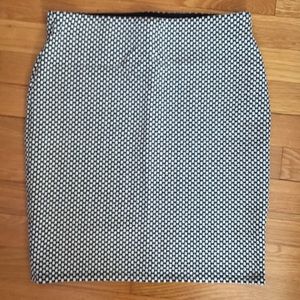 Black and white skirt